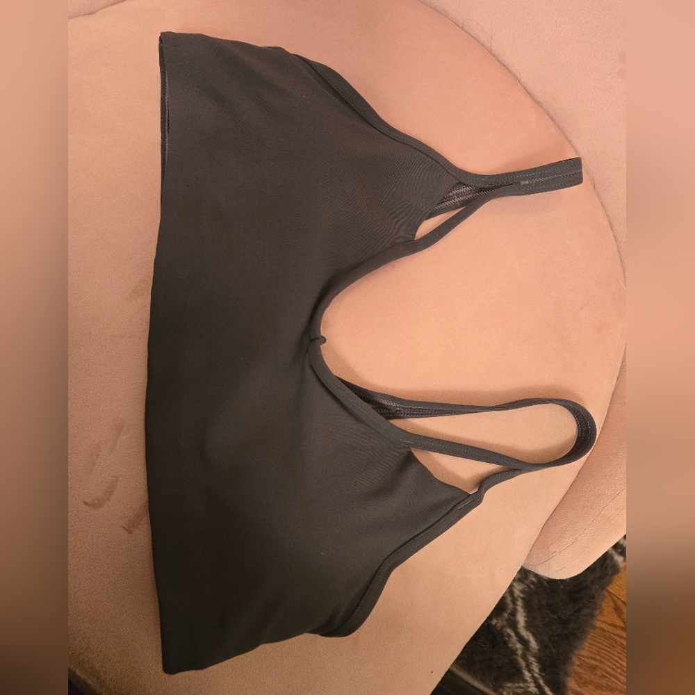 Black Strappy Bikini Top